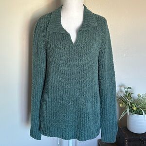 Maurices Teal V-Neck Sweater women size large
